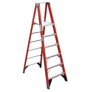 werner ladder P7406 6 ft type iaa fiberglass platform ladder | Deer Park